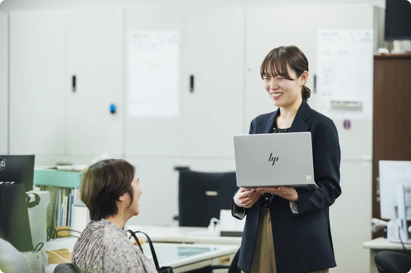 対話風景の写真